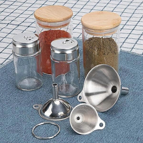 INF Tratt Rostfritt stål 3-pack