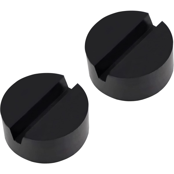 2 Pcs Jack Pad Rubber Pad Rubber Jack Universal Slotted Rail Frame Jack Protector For Cars And Suvs For Jacks And Lifts