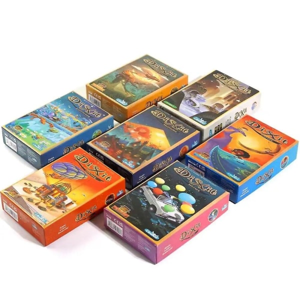 Dixit och Dixit Expansion Series Desktop Kortspel - Helt på engelska - Dixit Anniversary