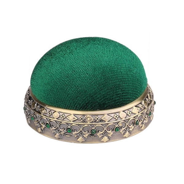 Søt Kuleformet Nålepute med Metallbase DIY Sy Håndverktøy Style 1