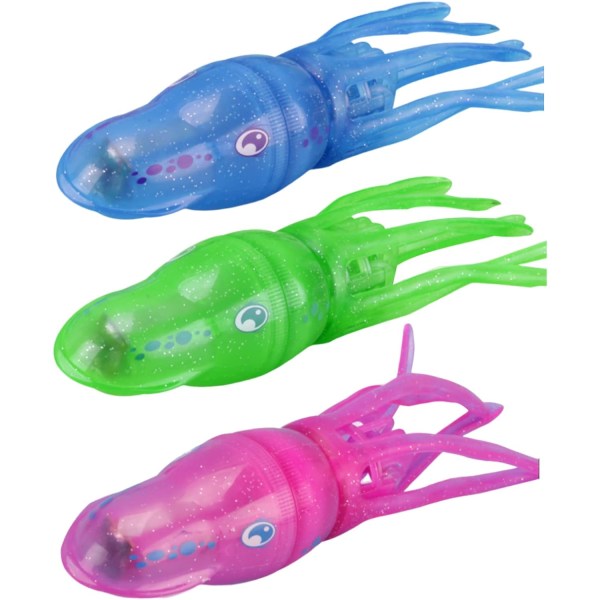Babybadelegetøj, Badeværelse Svømmebassin Vandlegetøj, Børn blæksprutte dykkerlegetøj Elektrisk blæksprutte Svømning Fiskelegetøj Børn Svømmetræningstilbehør Grøn