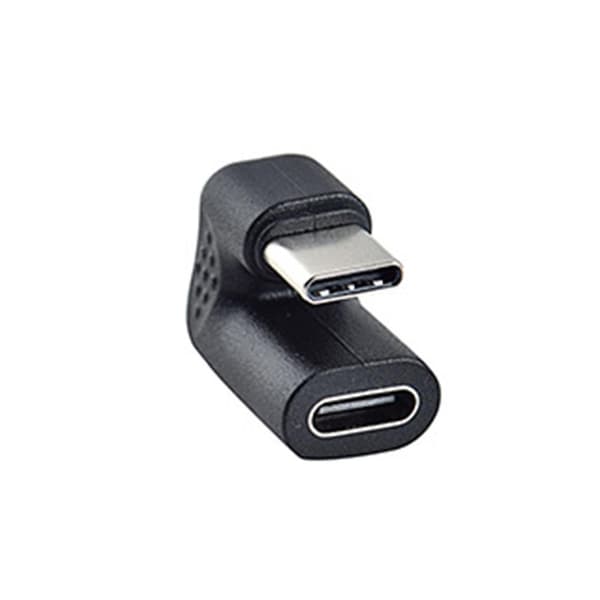 2 stk. 180 graders retvinklet USB 3.1 Type C han til hun USB-C konverteradapter til smartphone