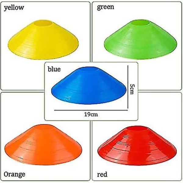 20 Fotballstøvler Disc Cone Set, Sport Speed And Agility Training Set, Brukt Til Trening Fotball, Basketball Athlete 5