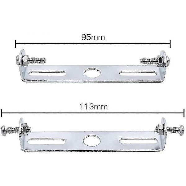 4 st Taklampa Fäste 90mm Hänglampa Tillbehör Takljuskrona Taklampa Basplatta Taklampa Plåtar Platta H yu