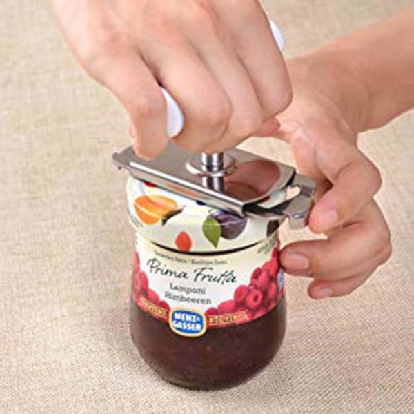 Arthritis Jar Opener i rustfritt stål - Lokk av Jar Opener - Gratis flaskeåpner