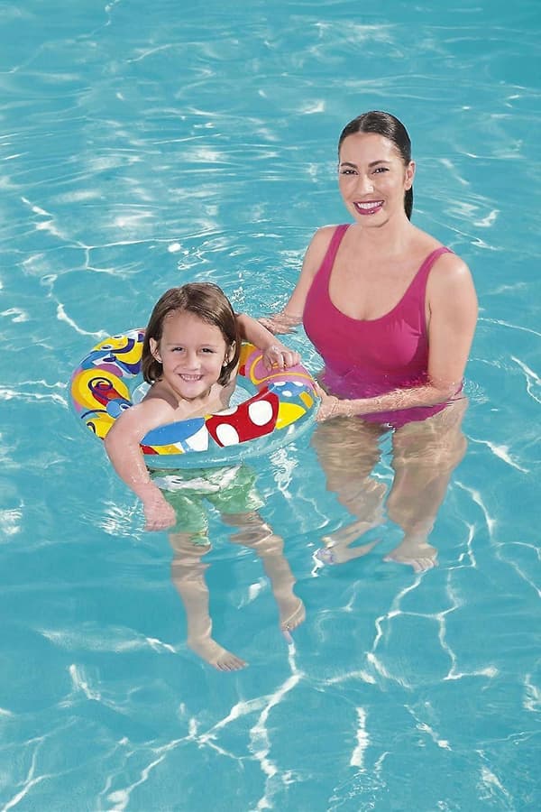 Simring för barn, förtjockad livboj, simutrustning för inlärning, 56 cm (4 stycken)