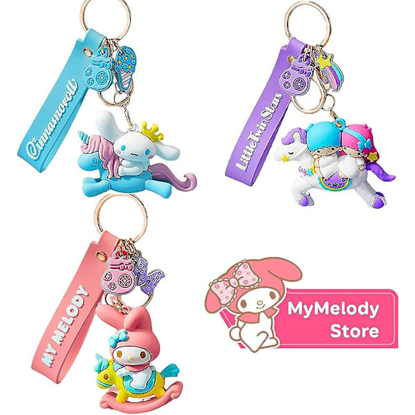 My Melody -avaimenperä, anime-piirroshahmon avaimenperä Kuromi Keroppi -tarvikkeet Cinnamoroll -