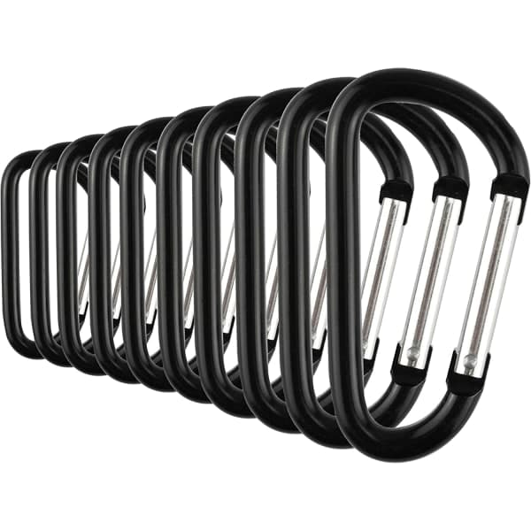 Aluminiumkarbinhake Snäppkrok Nyckelring Karbinhakar