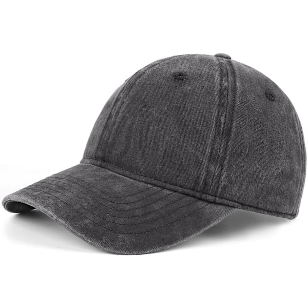 XS-S Vasket Bomulls Baseball Cap, Liten Hode Sommer Løpe Cap, Petite Solbeskyttelse Sport Cap (NY 2.0)