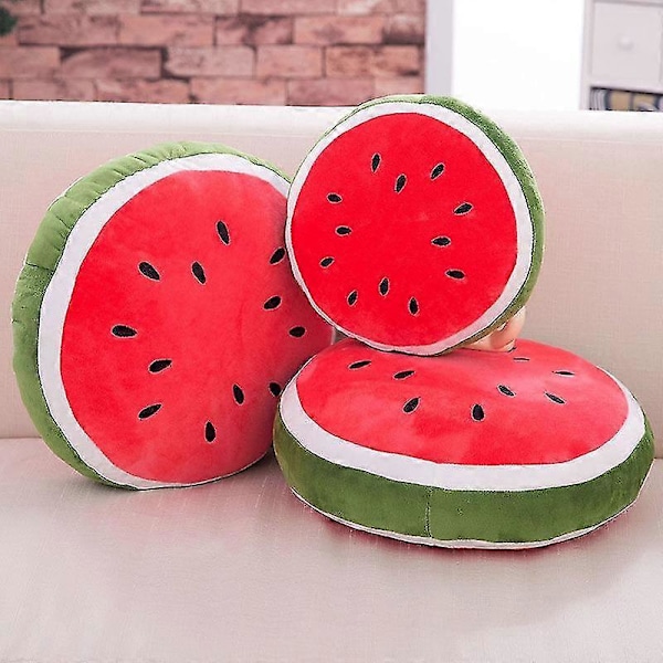 Vesimeloni Tyyny Pehmeä Vesimeloni Plussi Pehmeä Leikki Peli 30cm