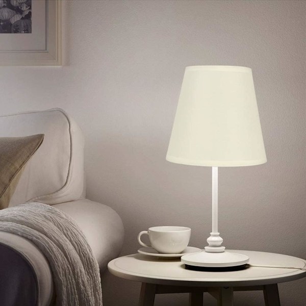 Væglampe Skærme Klips På, Sæt af 6 Lampskærme til Lysestager Krystal Lysekrone, Lille Klips På Konisk Lysekrone Lampskærm Klokke 5,5x5,1x3,5 tommer
