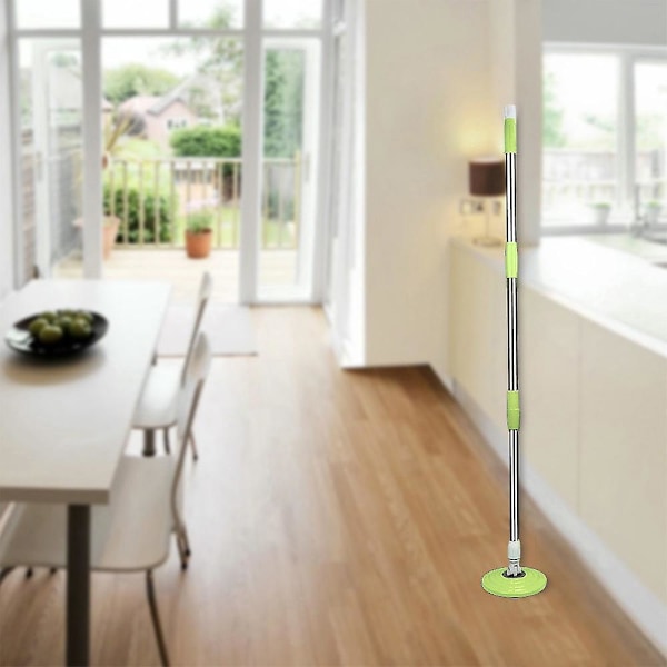 Spin Mop Pole Håndtak Utskifting For Gulv Mop 360 Ingen Fotpedal Versjon Grønn