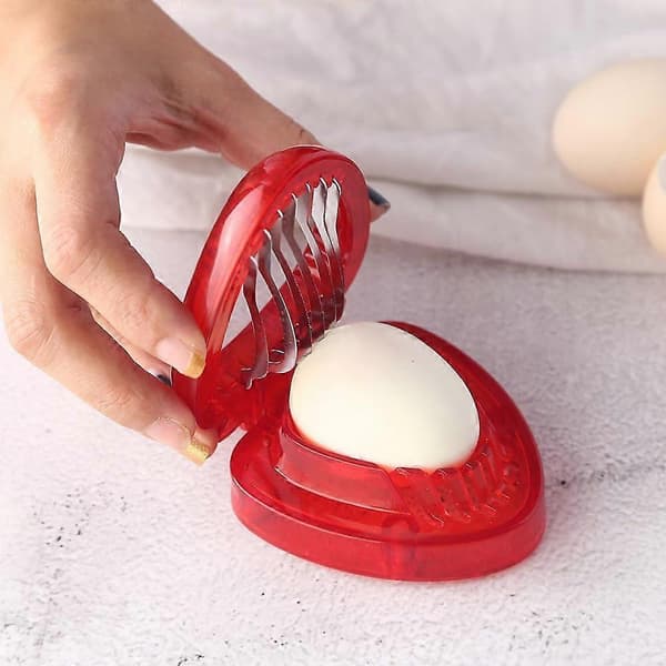 Jordbærkutter, eggkutter, jordbærkutter kjøkkenutstyr fruktkutter for baking og syltetøy