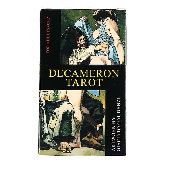 Decameron Tarotkort Spådom Divination Deck Party Underhållning Brädspel
