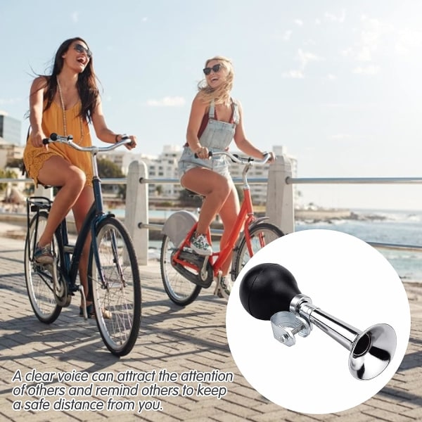Klassisk sykkelhorn retro metall lufthorn Tradisjonelt sykkelhorn for voksne og barn Twist høyttaler Sirene Hooter Lufthorn for sykkelhåndtak
