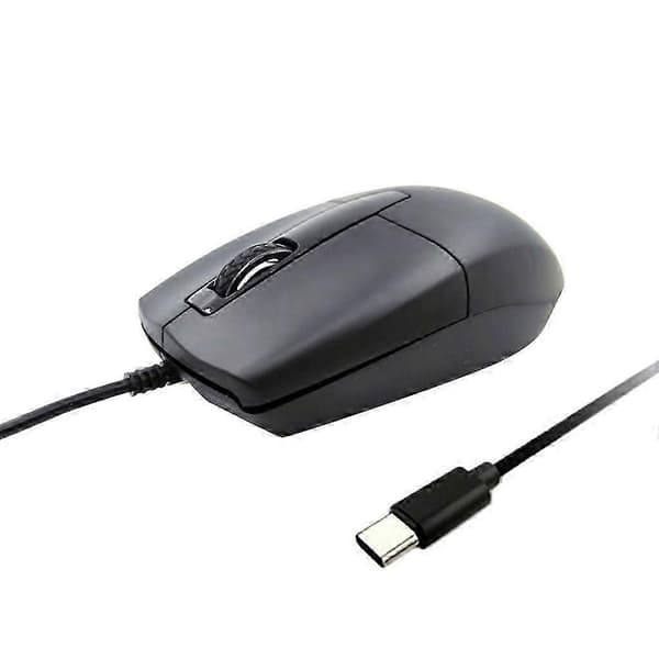 USB Type C Kablet Mus til Bærbare Computere, Mobiler og Tablets 3 Knaps Ergonomisk Gaming Mus