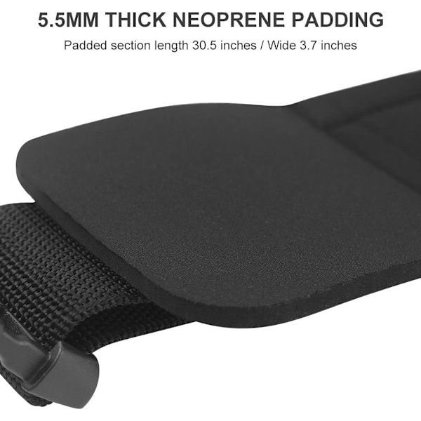 Midjebälte neopren vadderad gym pulley rem med ringar för kabelmaskiner fitnessträning snabbhet smidighet motståndsträning