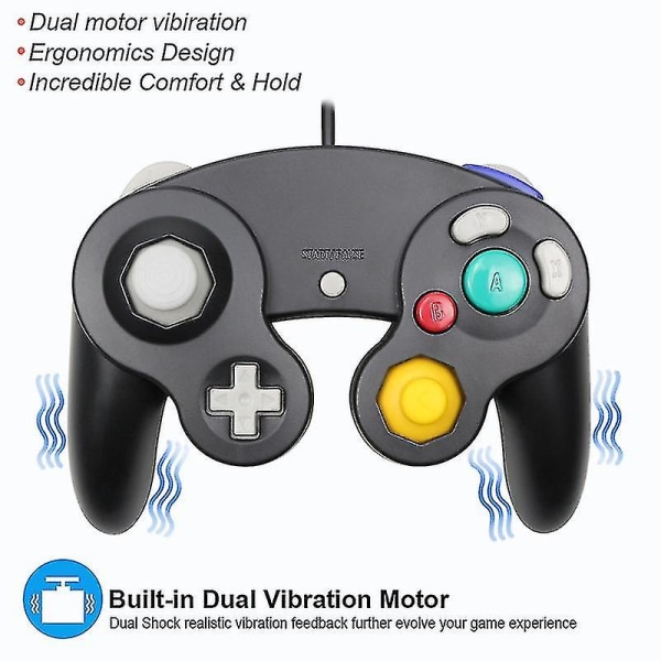 For Gamecube Controller Usb Wired Håndholdt Joystick, For Nintend, For Ngc Gc Controle, For Mac Computer Pc Gamepad
