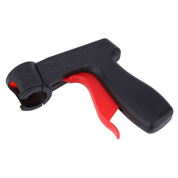 Ergonomiskt utformad pistolgreppssprayburkshandtag