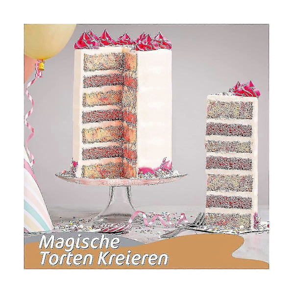 Justerbar Kaksring Hög 20 Cm - Rostfritt Stål Bakring Justerbar - Hög Bakform Kompatibel Med Ea