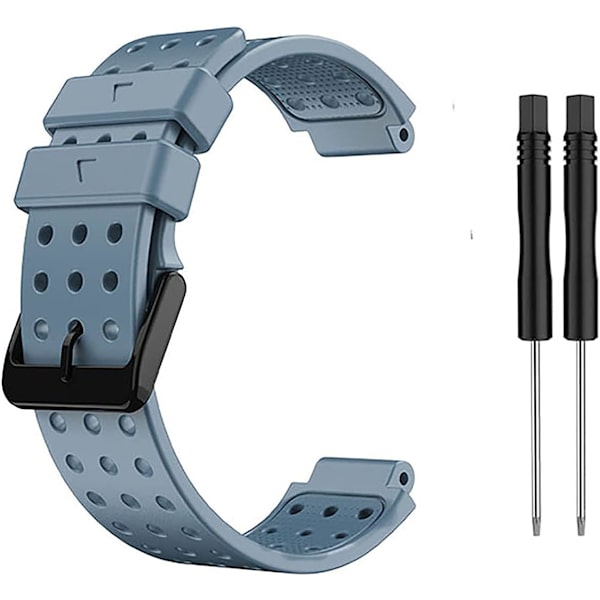 Ersättning för klockarmband i silikon för Garmin Approach S20 klockarmband med verktygssatser rock cyan