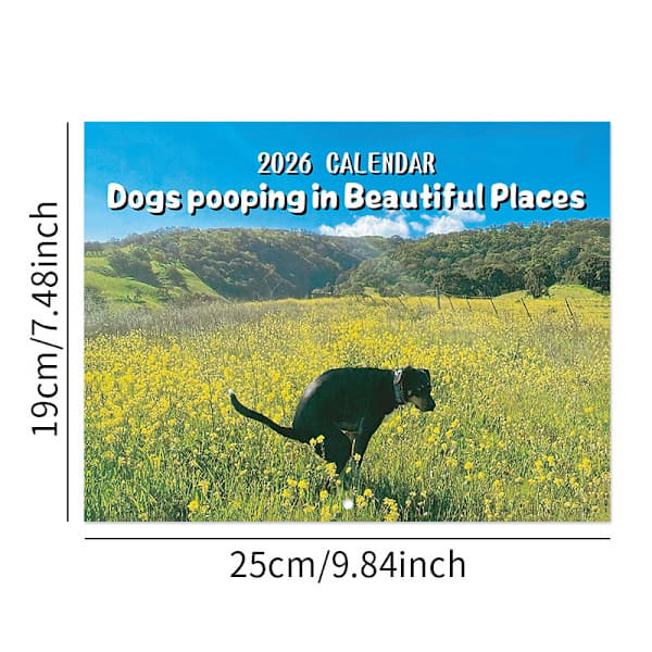 Pooping Dogs Kalender 2024 Kalender