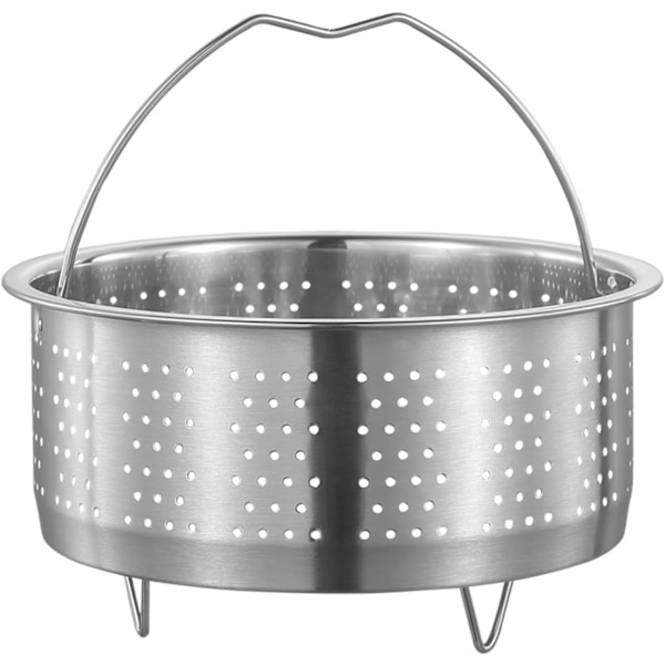 Dampindsats i rustfrit stål, dampkurv, dampkurv, grøntsagsdampkurv (20 cm) 20 Cm.