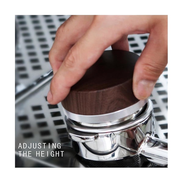 Kahvin täyttöpuristimen tarvikkeet Espressokahvin peukalot 58mm Kahvinjakelija Kahvikankaalla Jauhevasara