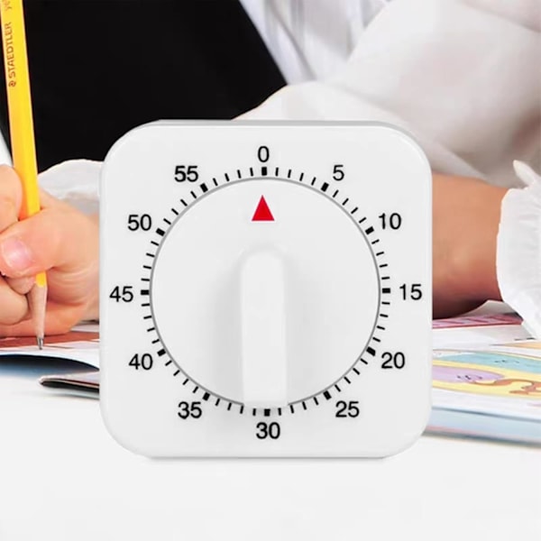 Kök Timer, Ägg Timer för Kokande Ägg, Timers för Matlagning, Exakt 0-60 Minuters Timing, Lätt att Använda, Elegant Vit Design