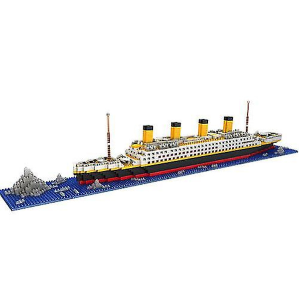 1860 st Titanic-formad modell - Byggklossmodell konstruktionsset