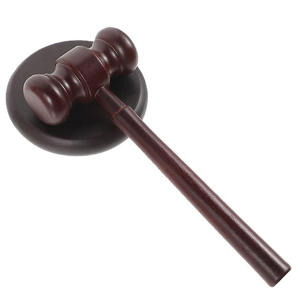 1 Set Durable Wooden Gavel Practical Lawyer Judge Hammer Auction Sale Wooden Hammer