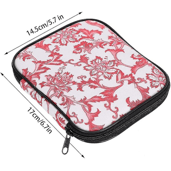 Clover Virknålar Set 16st Med Portabelt Fodral För DIY Handstickningskonst För Älskare (blå) Pink