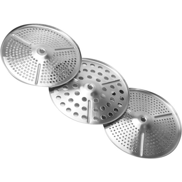 Vegetabilisk Kvarn | Rostfritt Stål Tomatpress | Matkvarn | Matkvarn | Potatismosa | Rotationsmos | Diskmaskinsäker | 3 Slipsskivor