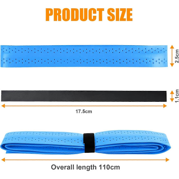 Tennisgreb (6/15 greb) ? Overgreb til tennisracket, racketgreb, PU-racketgreb, bånd, anti-slip, hurtigt greb