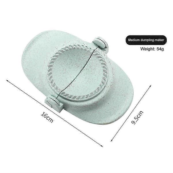 JiaWei DIY Dumplings Maker Hvetestrå Dumplingform Dumpling Wrapper Gadget Dumpling Clips Bakverk Bakeformer Kjøkkentilbehør itY Blue M