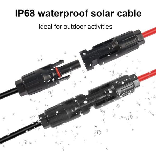 Solpanelstik til XT60 12AWG adapterkabel - Generator - 1.5M 4.9Ft