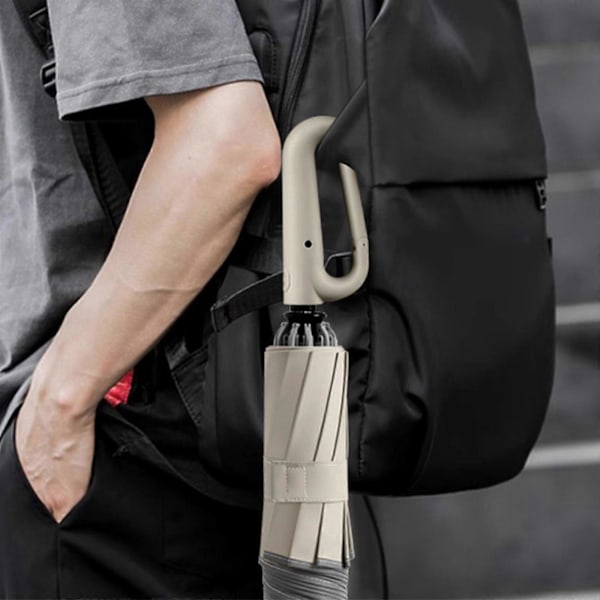 Automatisk Foldbar Paraply Vindtæt og Letvægtig Perfekt til Udendørs Brug Omvendt Gear