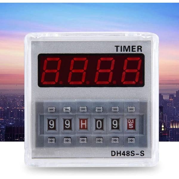 DH48S-S digital display cykeltid AC/DC24V relä