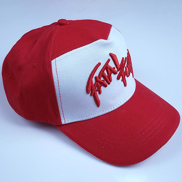 Anime Spill Cosplay Hatt Lastebilsjåfør Terry Bogard Boksing Bomulls Baseballhatt Bokser Fatal Fury Bokstav Broderte Caps 2