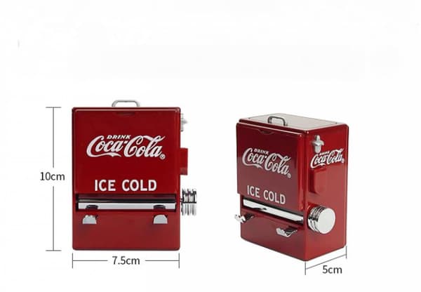Aveki Coca-cola varuautomat tandpetardispenser liten