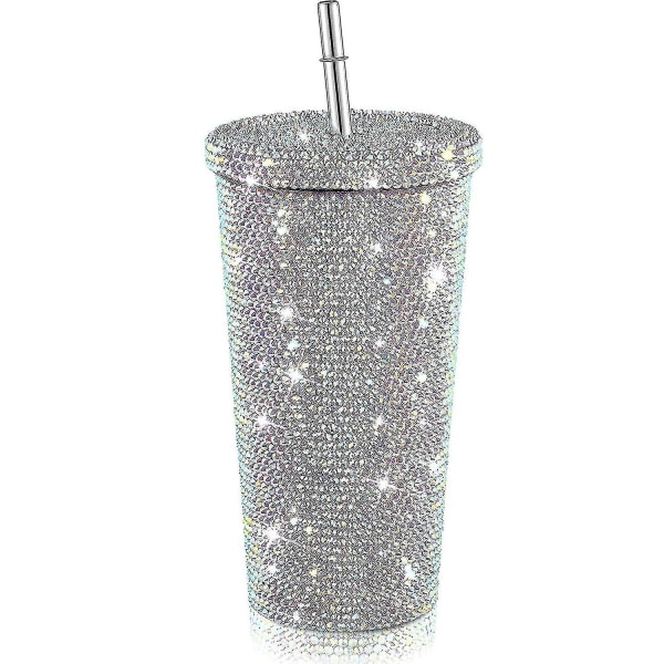 Bling Diamond Tumbler Glitter Vesi Pullo Kannella - Multicolor