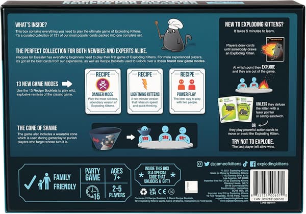 Exploding Kittens -reseptit - Korttipelit aikuisille, teini-ikäisille ja lapsille - Hauskat perhepelit