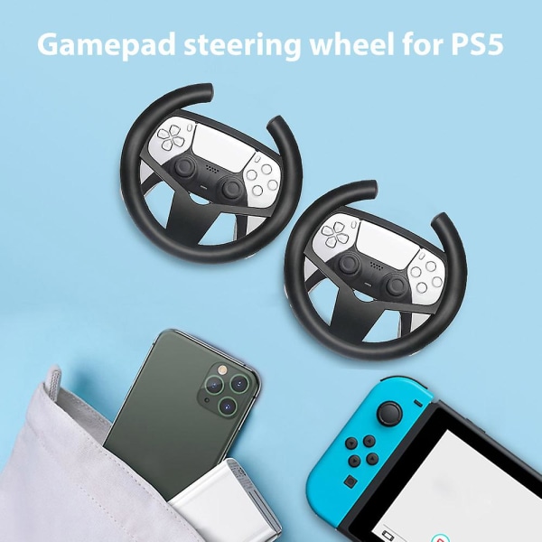 Hot For Ps5 Gaming Racing-ratt for Ps5 Dualsense-spillkontroller for Sony Playstation 5 Bilkjøringsspillhåndtak