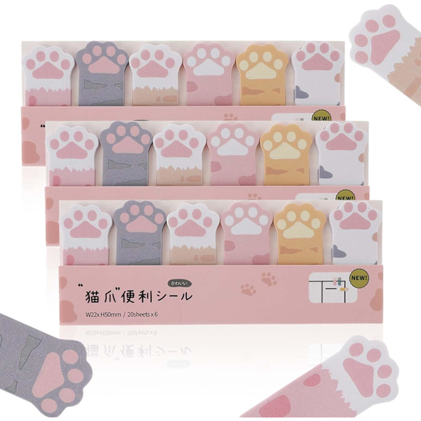 Søde Kattepote Sticky Notes 360 Ark