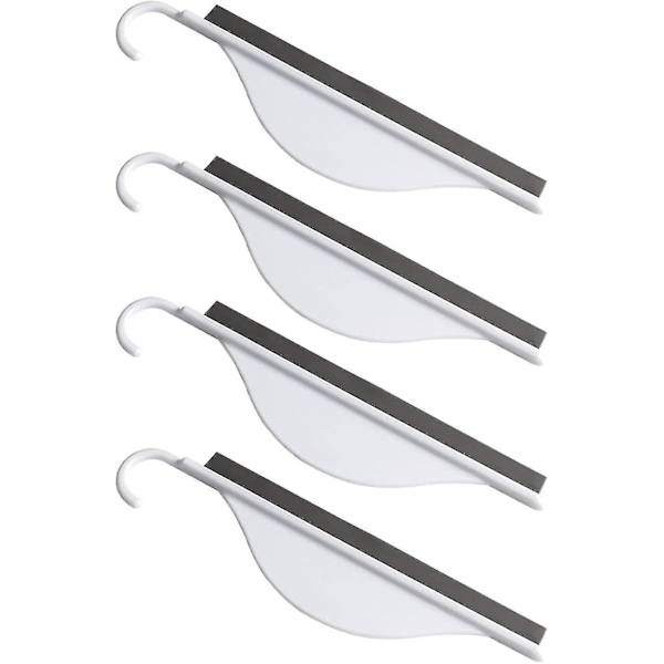 Duschraka, Multifunktionell Silikon, Ränderfri (4-pack)