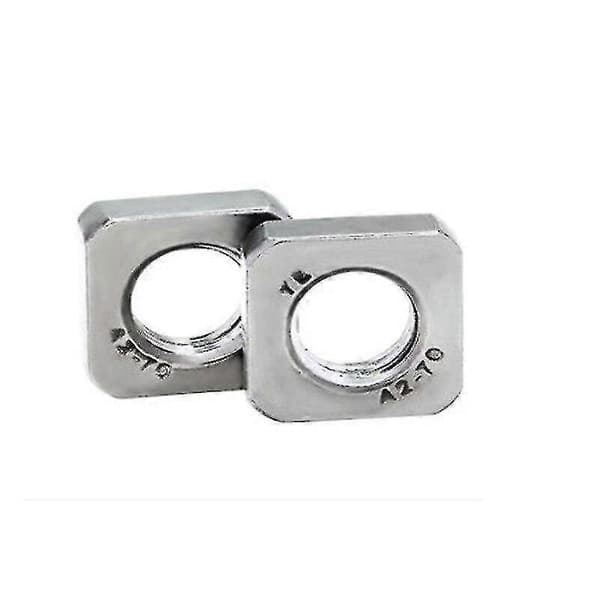 Firkantmuttere i rustfritt stål m3 50pcs