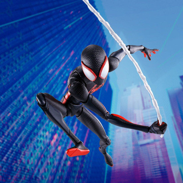 Tamashii Nations Spider-Man Miles Morales 6-tums Actionfigur