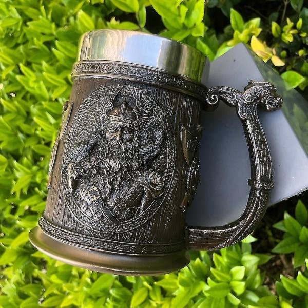 Viking Thor Mjolnir Ølkrus Odin Pokal 20 Oz