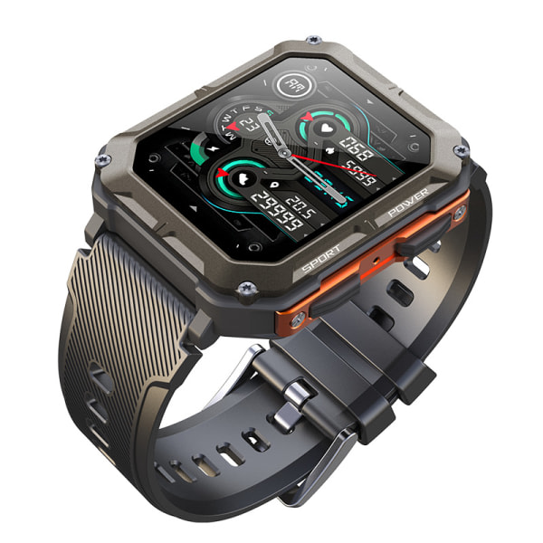 Ny C20pro Bluetooth-samtale Smart Watch Utendørs Tre Bevis Sports