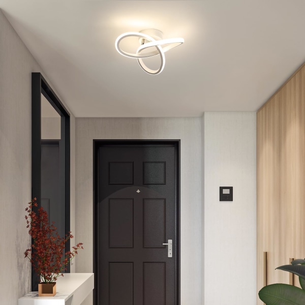 LED-taklampor, Kreativ Blomsterdesign Taklampa, Naturvit 4500K Modern LED-takbelysningsarmatur för Hall Balkong Sovrum